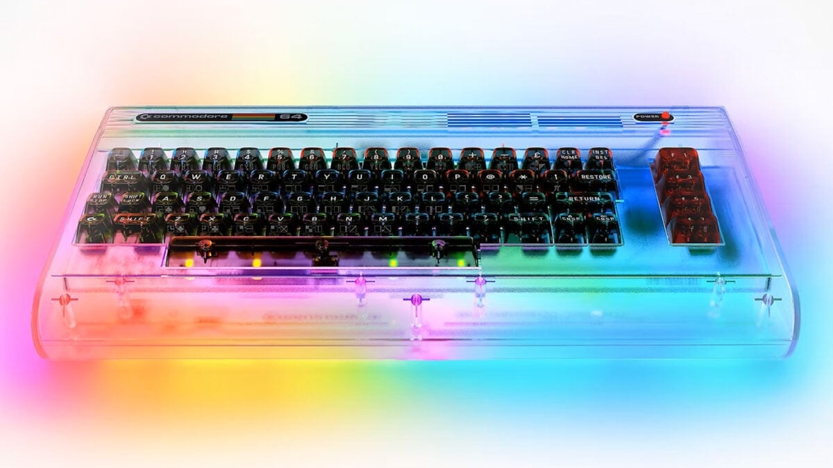 The Commodore 64 Is Back—and More Gamer-Fueled Than Ever With a Transparent RGB Case