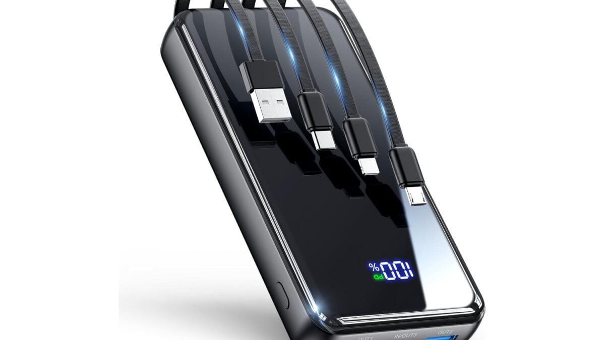 Amazon Cuts Price by 85% on This 42,800mAh Power Bank with Built-In Cables to Clear Stock
