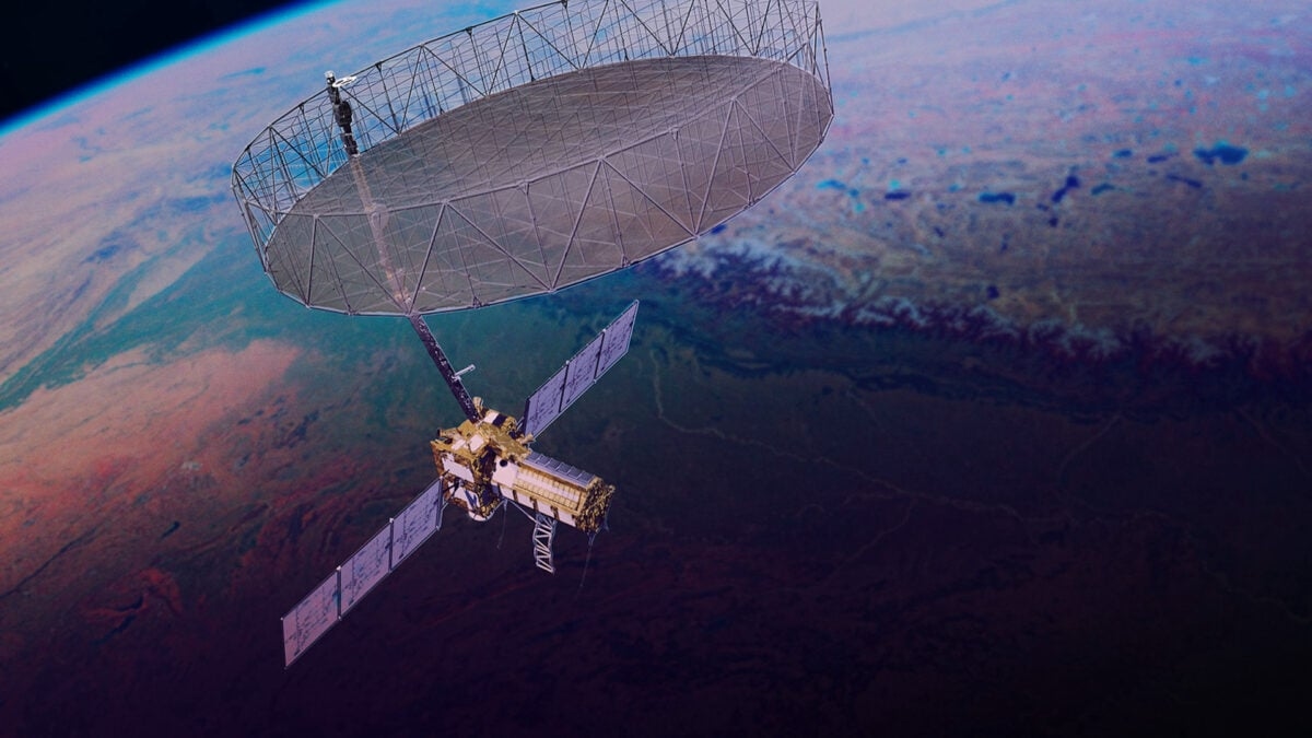 This Newly Launched Satellite Just ‘Bloomed' a Record-Breaking Antenna in Orbit