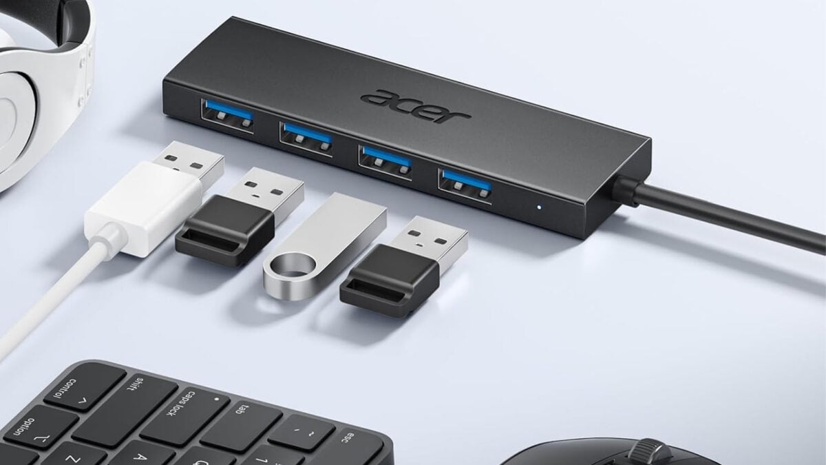 Acer 4-Port USB Hub Crashes to Under $10, Might As Well Grab One While Supplies Last