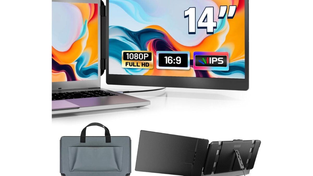 This 4.7-Star 14″ Laptop Monitor Extender Hits All-Time Low as Amazon Clears Out Inventory