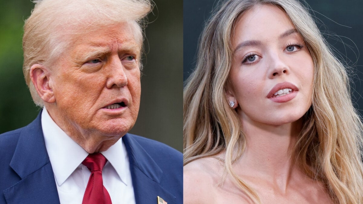 Trump Deletes and Reposts Tweet About Sydney Sweeney Several Times