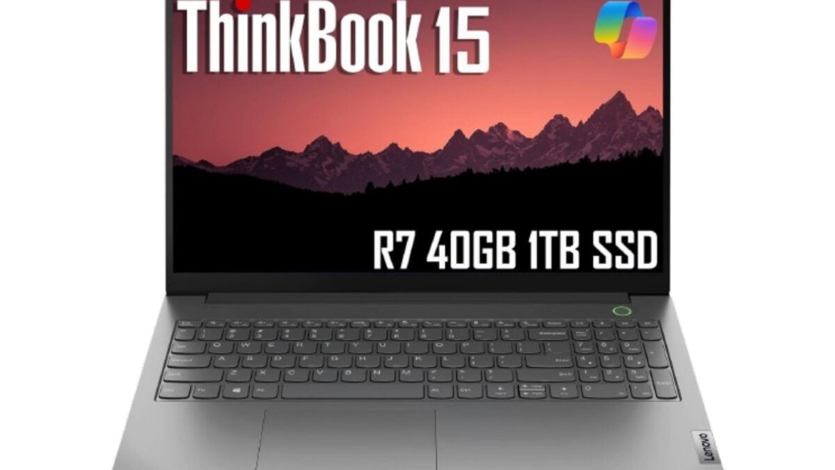 The 15″ Lenovo ThinkBook (40GB RAM) at Almost 70% Off Feels Like Free, Even Cheaper Than the 16GB Model