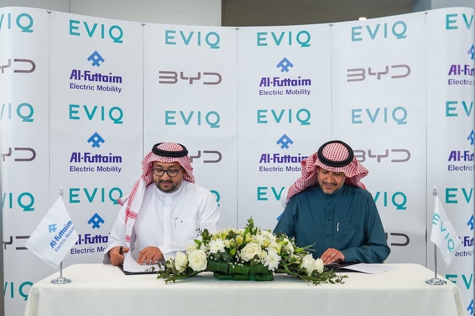 Saudi Arabia ramps up EV charging with new EVIQ-BYD partnership