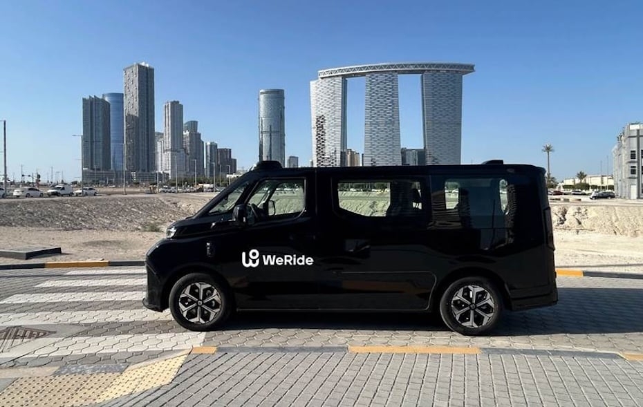 WeRide launches fully driverless robotaxi trials in Abu Dhabi