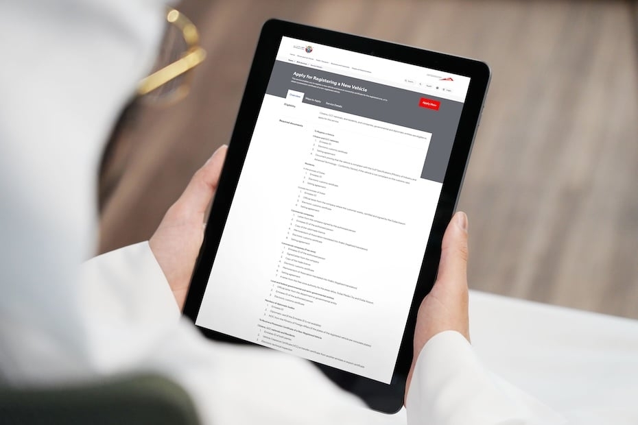 Dubai cuts vehicle licensing services by 74% in major streamlining drive