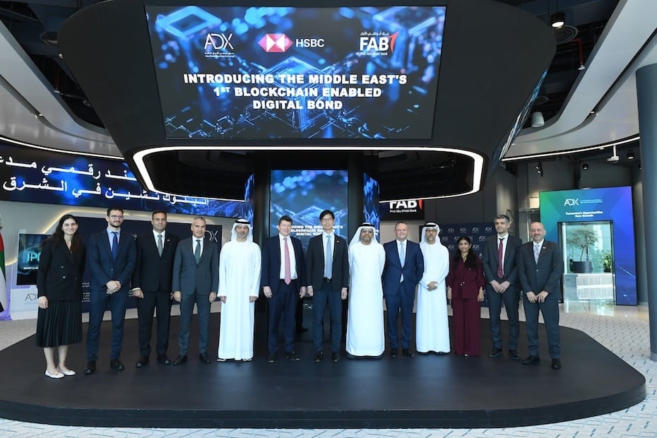 ADX, FAB and HSBC launch MENA's first DLT-based digital bond