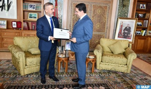 ناصر بوريطة يستقبل نائب رئيس مجلس الوزراء العراقي مبعوثا إلى جلالته من رئيس الجمهورية