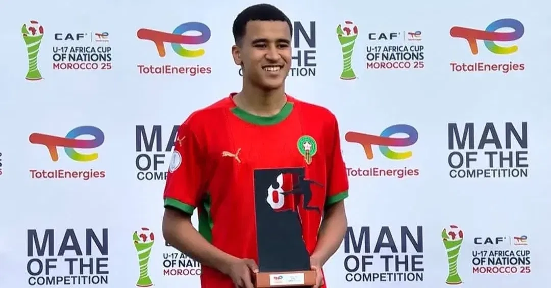 كأس أمم إفريقيا لأقل من 17 سنة.. لاعب المنتخب المغربي عبد الله وزان أفضل لاعب في البطولة