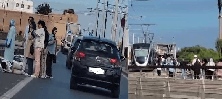 عطل بالطرامواي يسبب ارتباكا في حركة التنقل بين الرباط و سلا