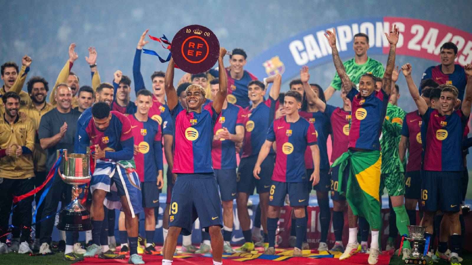 ضربة غير متوقعة تهدد بسحب لقب الدوري الإسباني من برشلونة