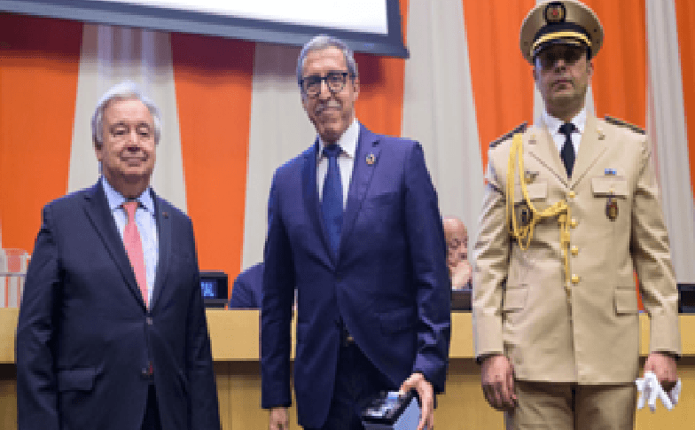 الأمين العام الأممي يكرم جنديا من القوات المسلحة الملكية بذل حياته ضمن قوات حفظ السلام