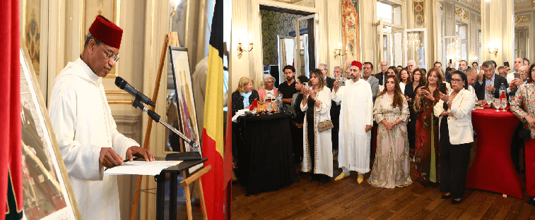 القنصلية العامة للمملكة المغربية بلييج والدوقية الكبرى للكسمبورغ تحتفل بعيد العرش المجيد