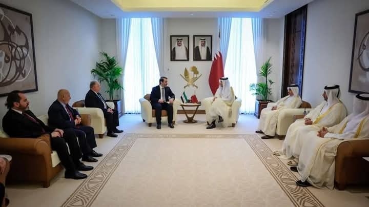 الوفد السوري متفائل بالدور القطري عقب زيارته للدوحة