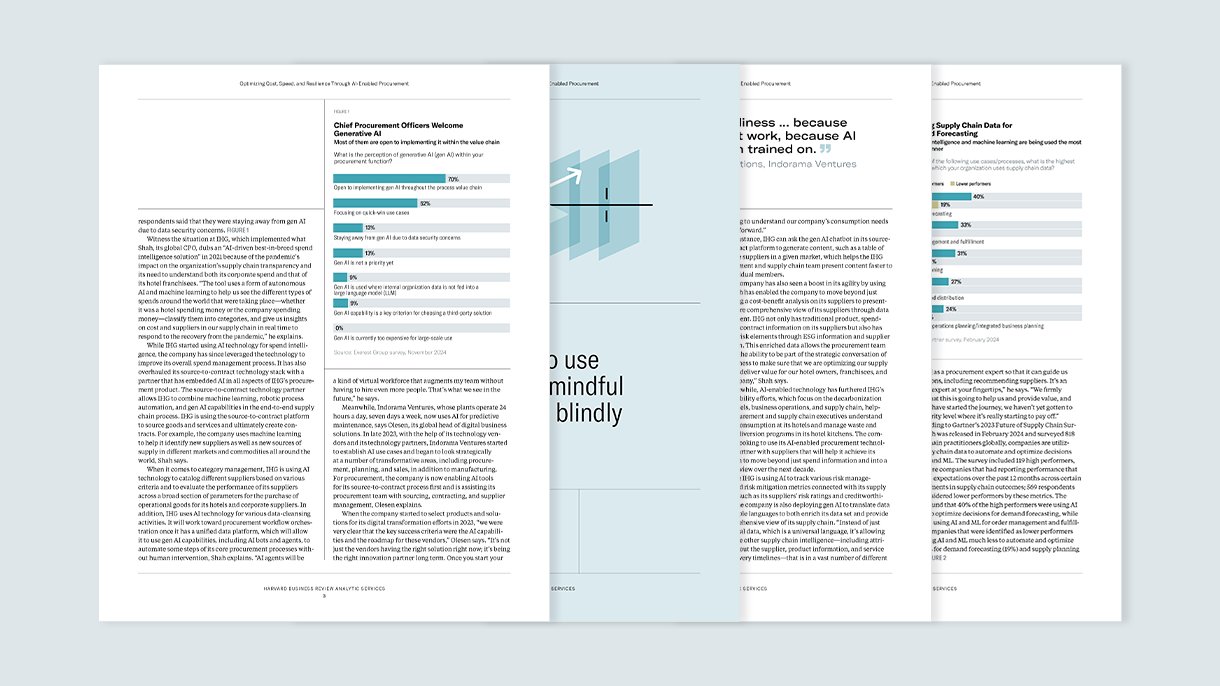 Optimizing Cost, Speed, and Resilience Through AI-Enabled Procurement