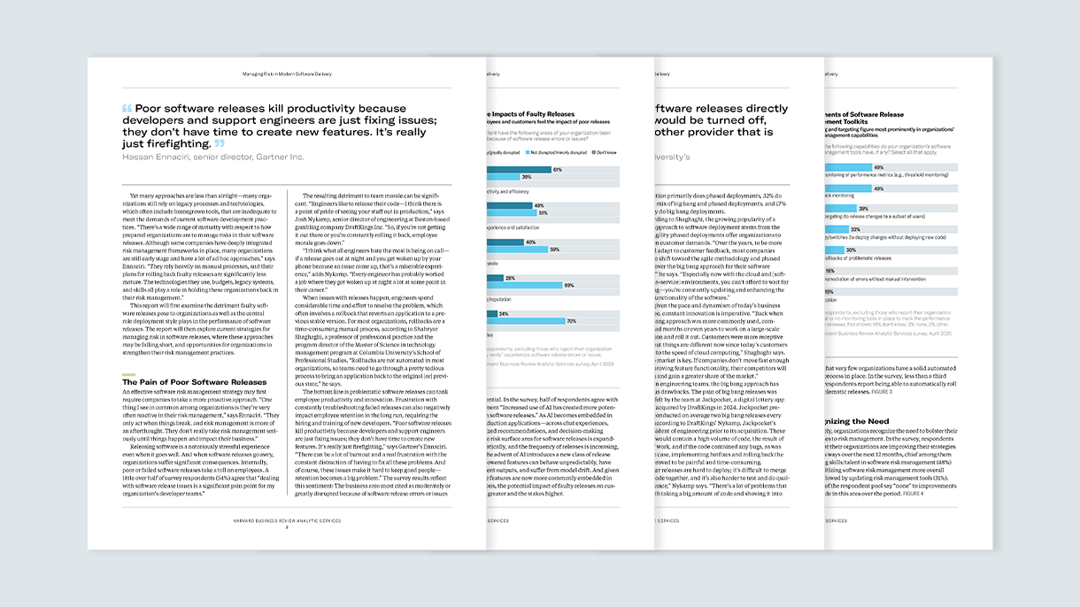 Managing Risk in Modern Software Delivery