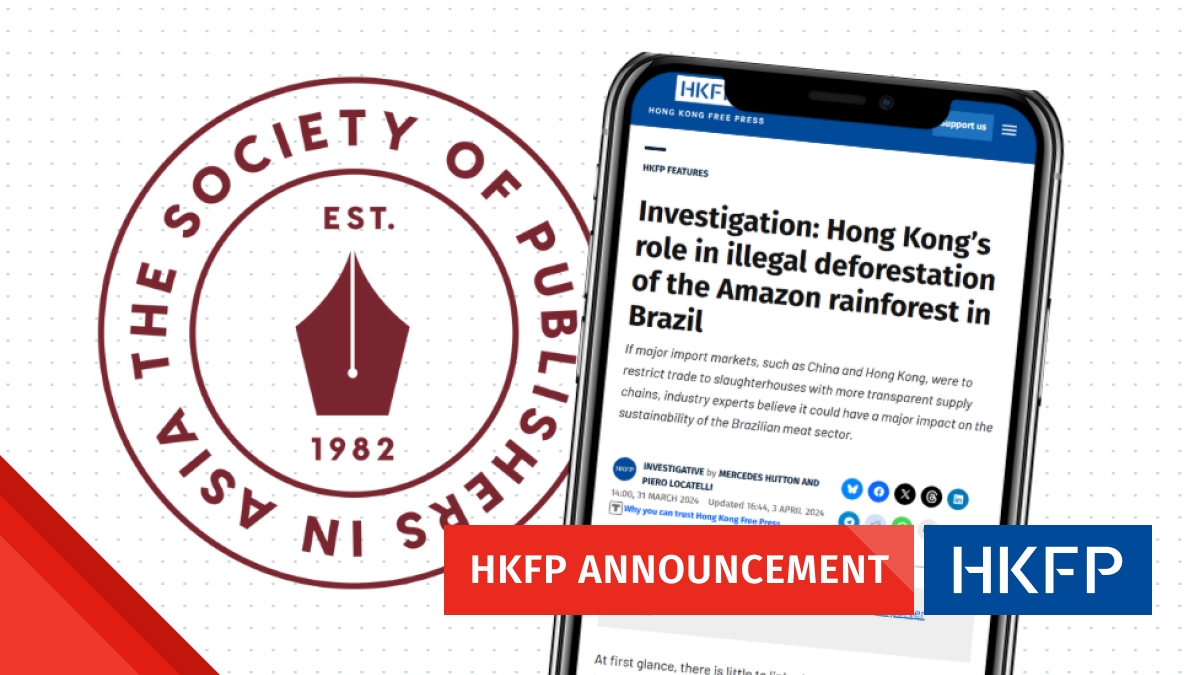 HKFP's investigative reporting nominated for prestigious SOPA award