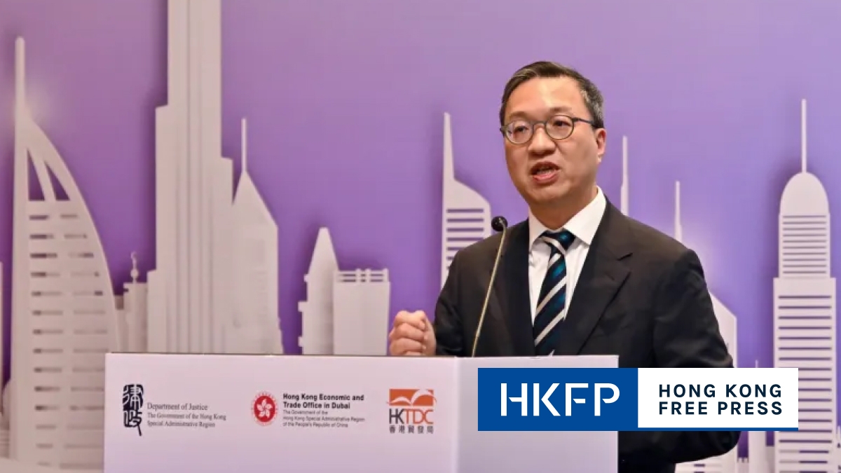 Hong Kong justice minister downplays departure of foreign judges, says numbers ‘not main point'