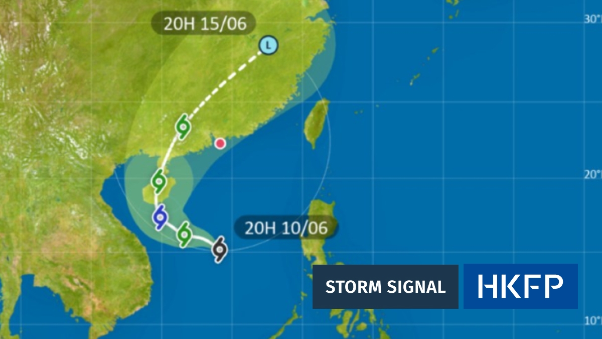 Hong Kong raises T1 storm signal as tropical depression closes in
