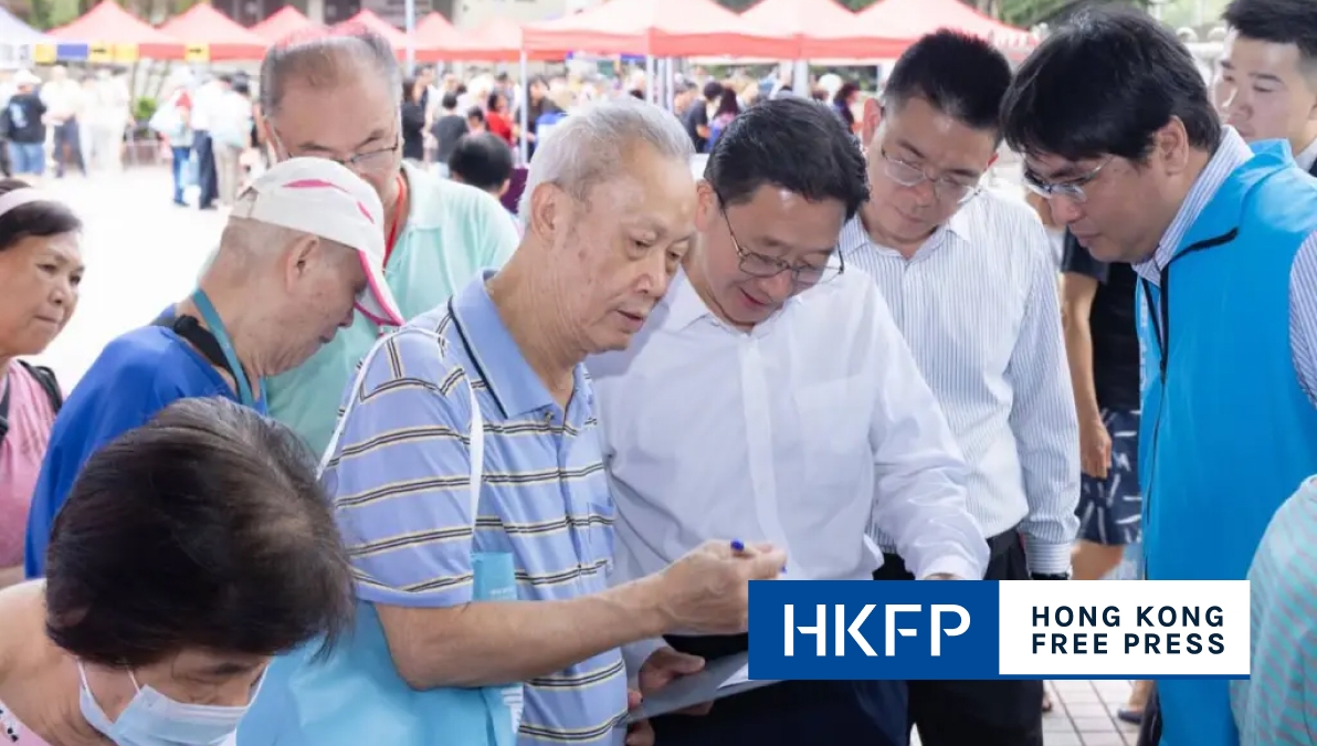 New director of Beijing's top organ in Hong Kong visits neighbourhoods on third day of office