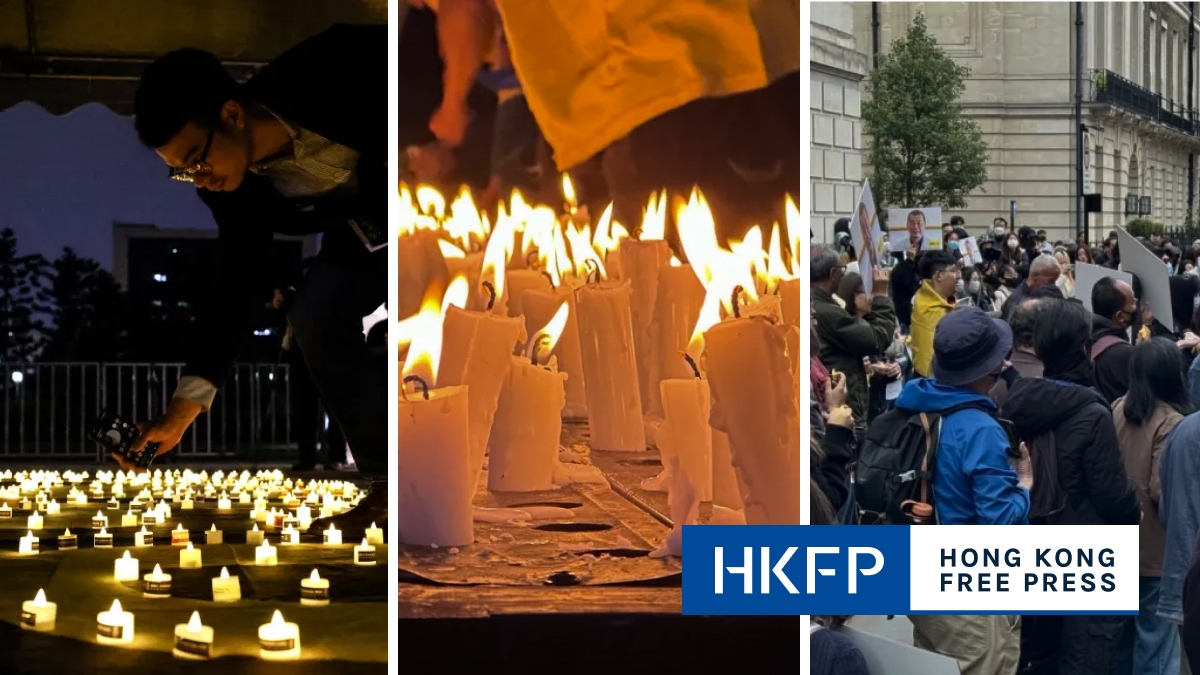 Hong Kong activists, diaspora attend Tiananmen anniversary vigils overseas amid ban in home city