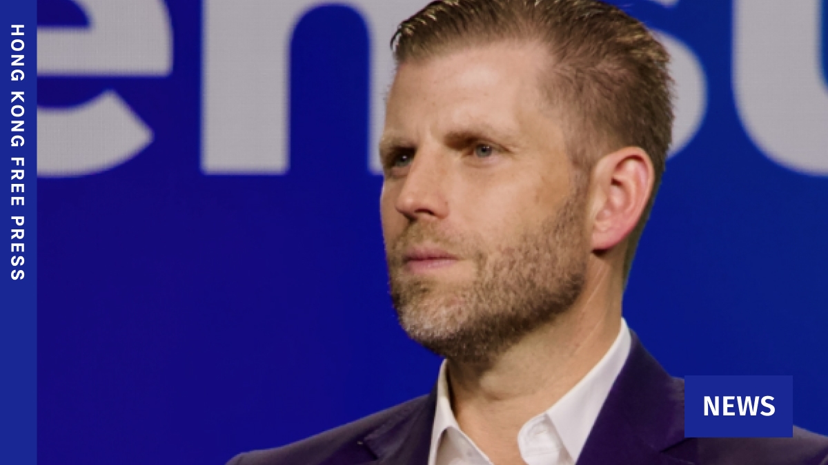 Eric Trump to headline crypto conference in Hong Kong next month