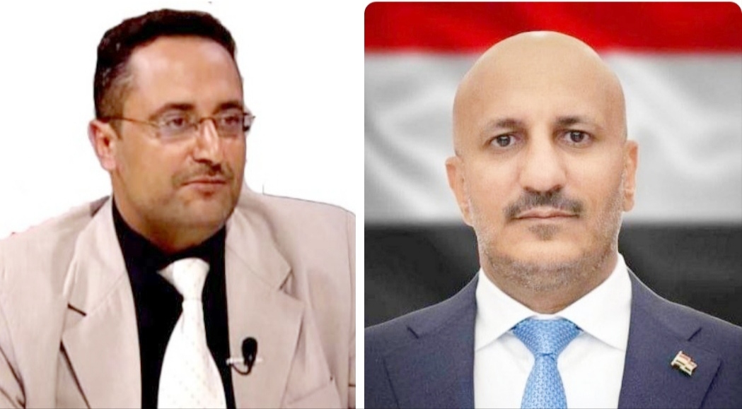 أمين عام حزب (حشد) يعزي نائب رئيس مجلس القيادة الرئاسي طارق صالح