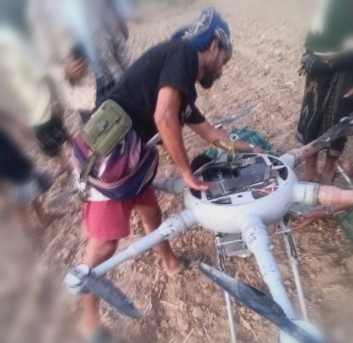 دفاعات "المقاومة الوطنية" تسقط مسيّرة حوثية مفخخة جنوب الحديدة
