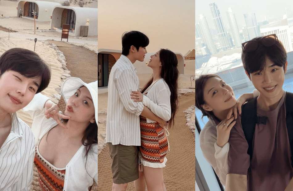 (Photos) Newlyweds Ailee & Choi Sihun Share Honeymoon Adventure In Dubai