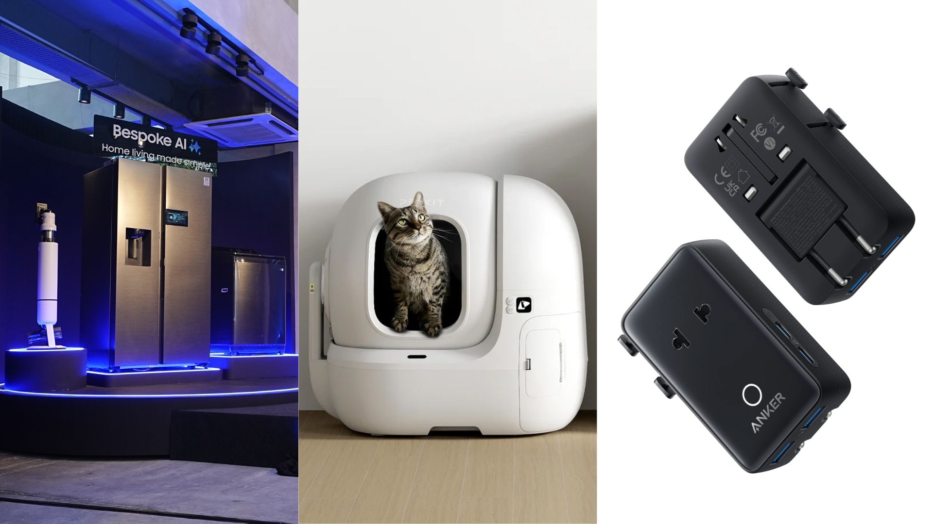 6 Latest & Upcoming Tech Drops: Good Suction, Plugging It In Everywhere, & Happy Kitties!