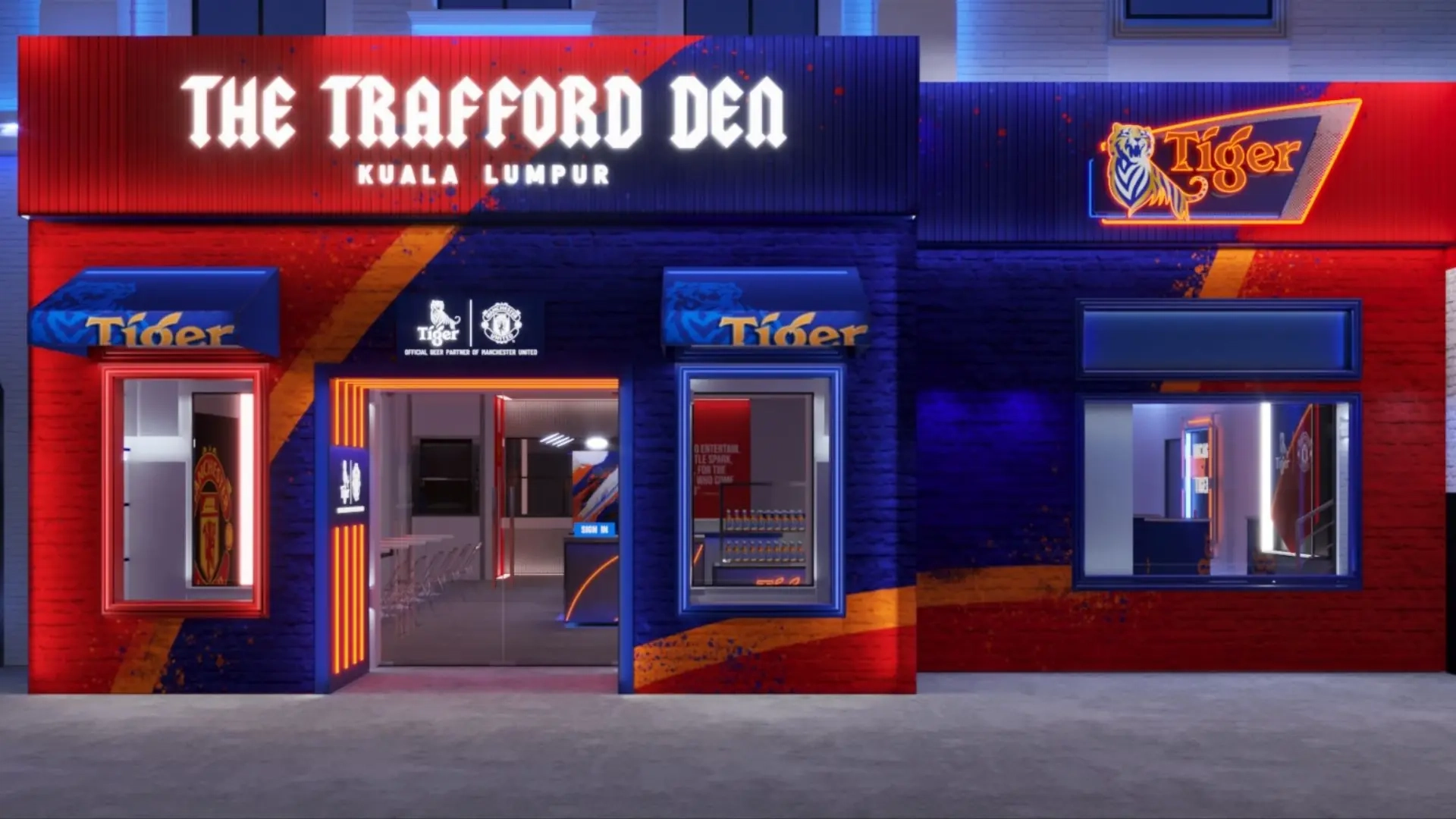 Asia's First Tiger® Beer x Manchester United Pop-Up Bar Opens In KL, Nani To Make Appearance