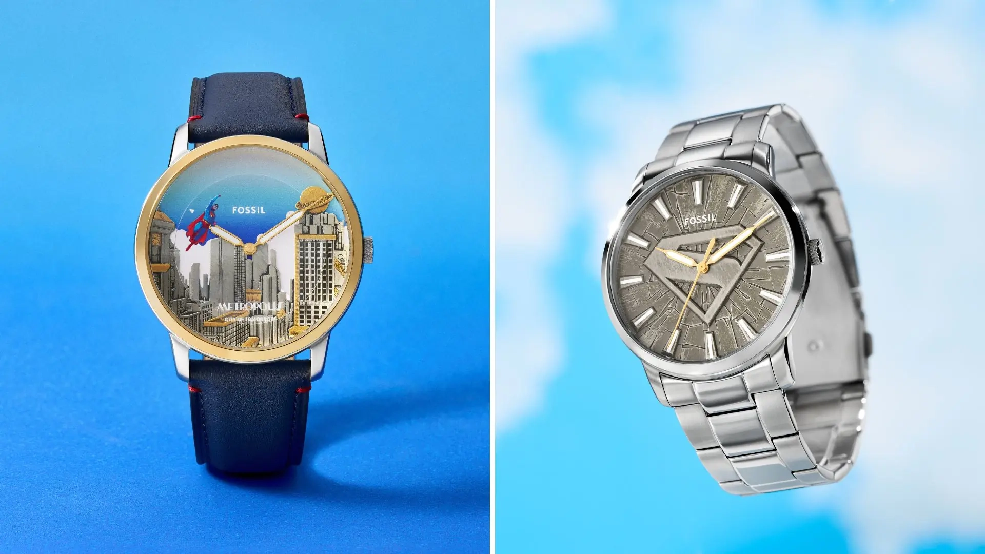 New Superman x Fossil Collection Is Our Timepiece Superhero With A Cape!