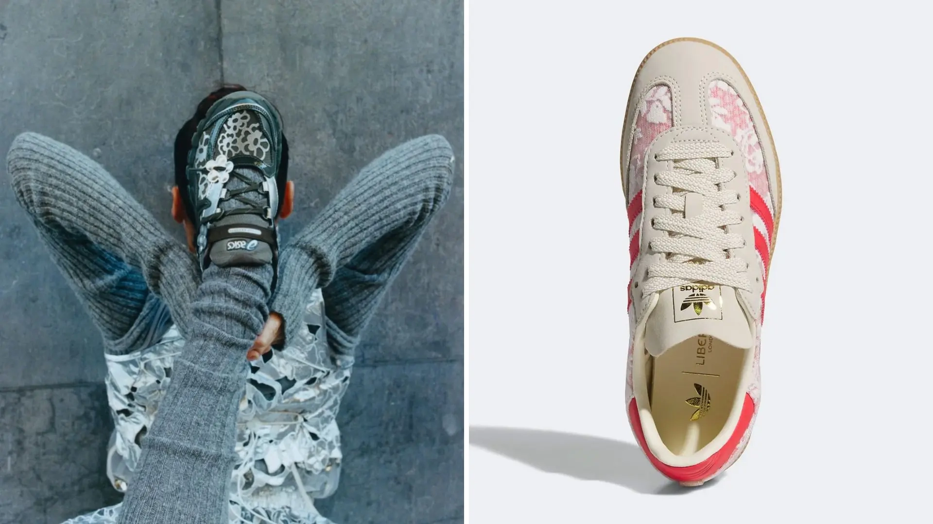 2 Fresh Collabs From ASICS x Bahnsen & adidas x Liberty Bring Florals, Flair & Femme Energy