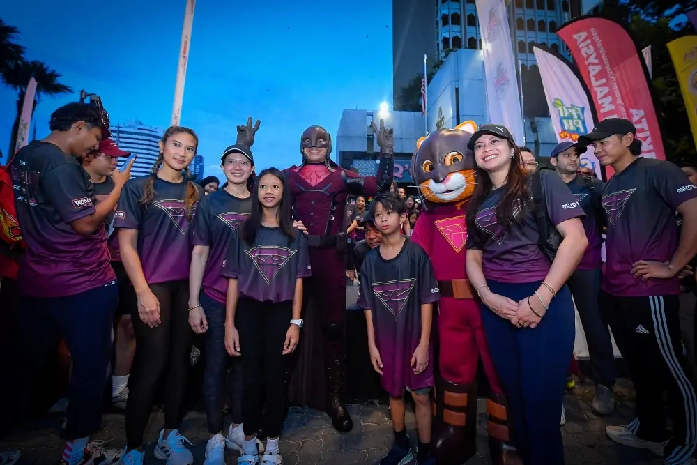 7,000 Fans Unite For 'Keluang Man'-Themed Run Event In KL In Anticipation Of Upcoming Film