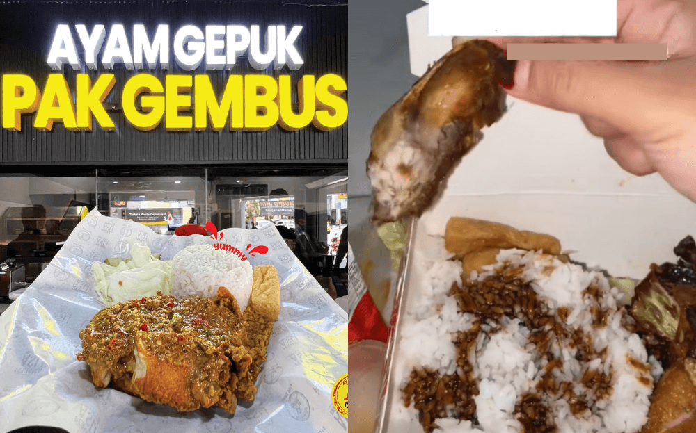 (Video) Ayam Gepuk Pak Gembus Under Fire After Customer Finds Food Scraps In Her Order