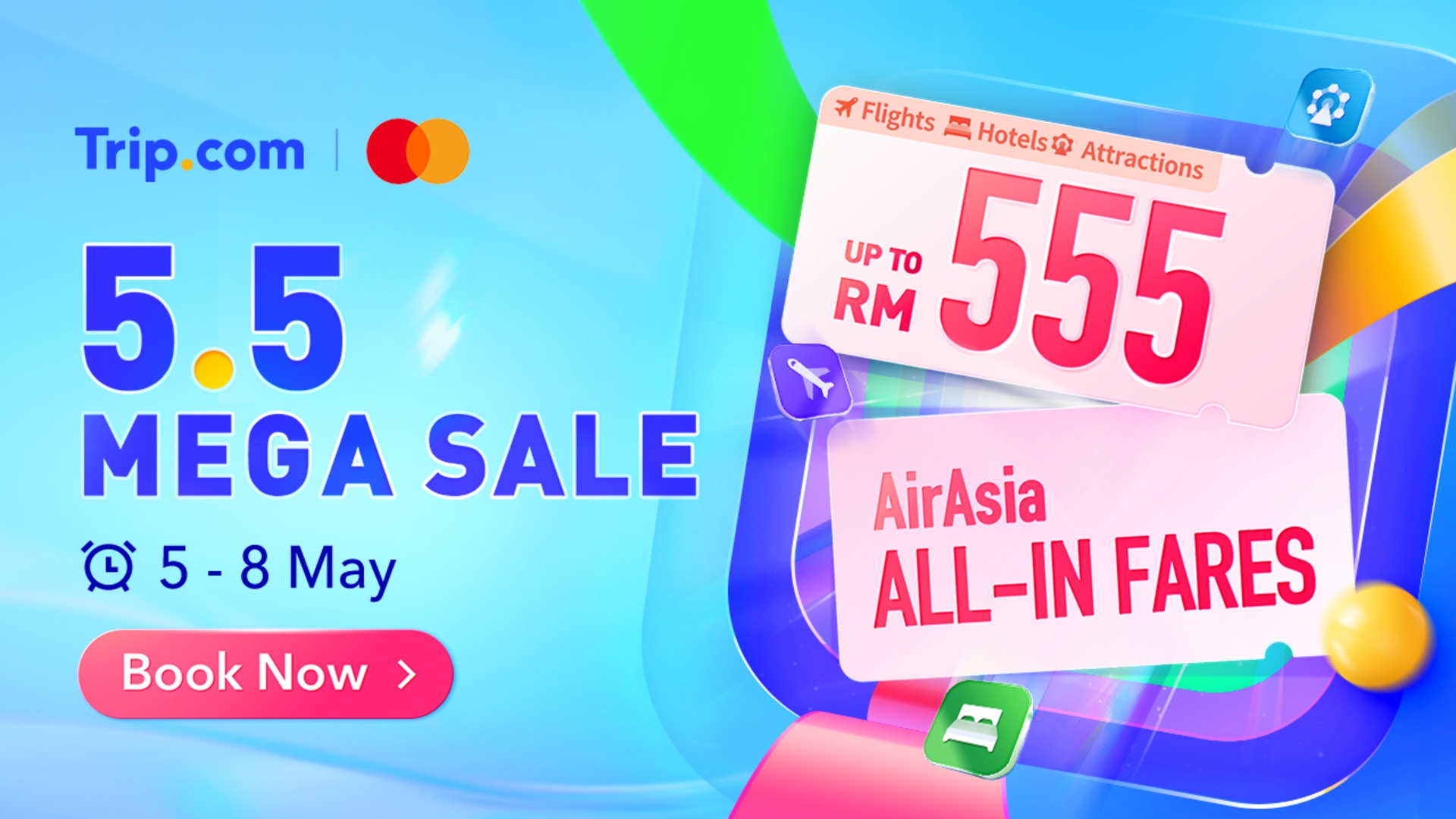 Trip.com's 5.5 Mega Sale Offers Epic Discounts On Flights, Hotels, Experiences & Attractions!