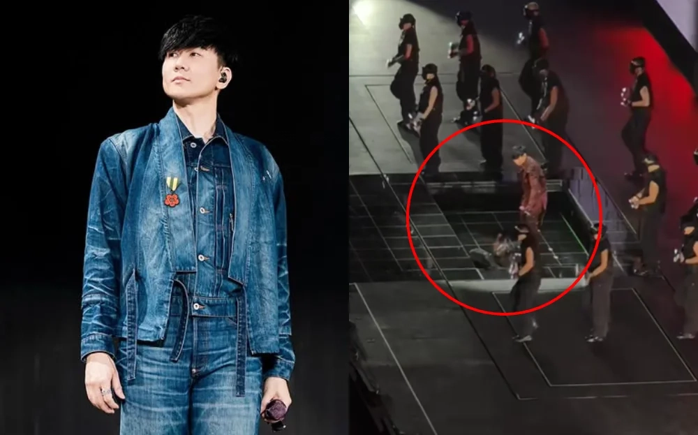 (Video) JJ Lin's Quick Action Helped Avert Mishap After A Dancer Fell During Concert