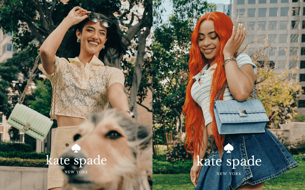 kate spade new york Celebrates Friendship In New SS25 Campaign With Ice Spice & Charli D'Amelio