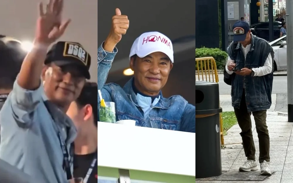 HK Actor Simon Yam Spotted Smoking In Public While In Singapore For Lady Gaga's Concert