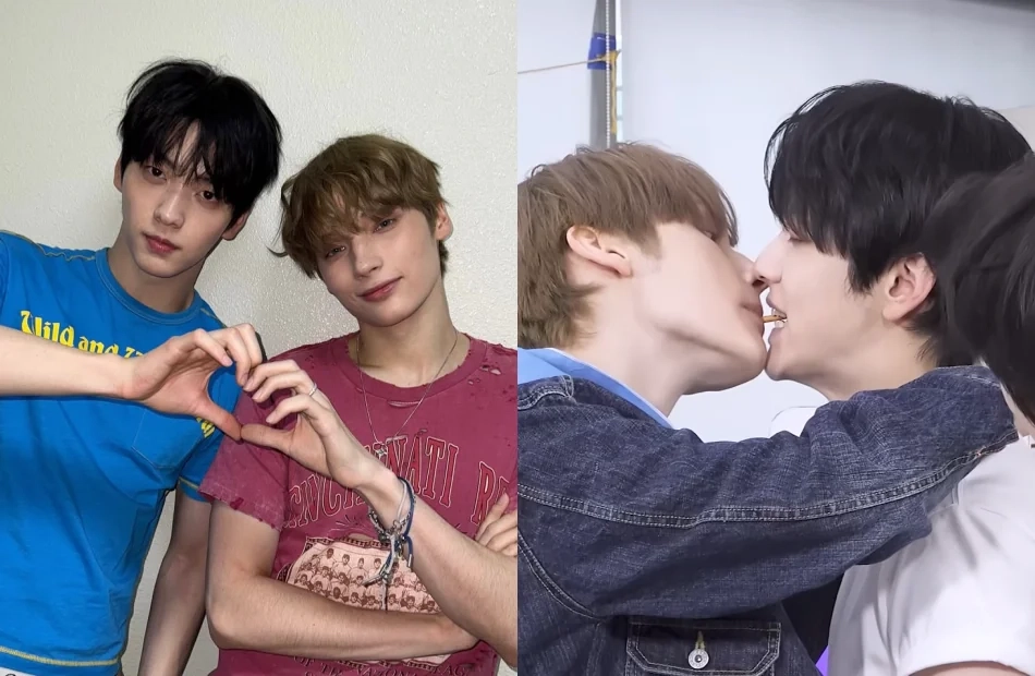 (Video) TXT Fans Lose It Over Soobin & Hueningkai's Pepero Challenge ‘Kiss'