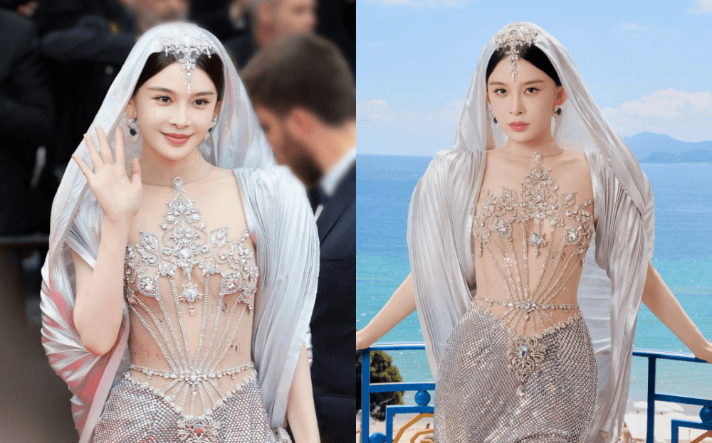 Chinese Actress Zhao Ying Zi Asked To Leave Cannes Red Carpet Because Dress Was Too Revealing?
