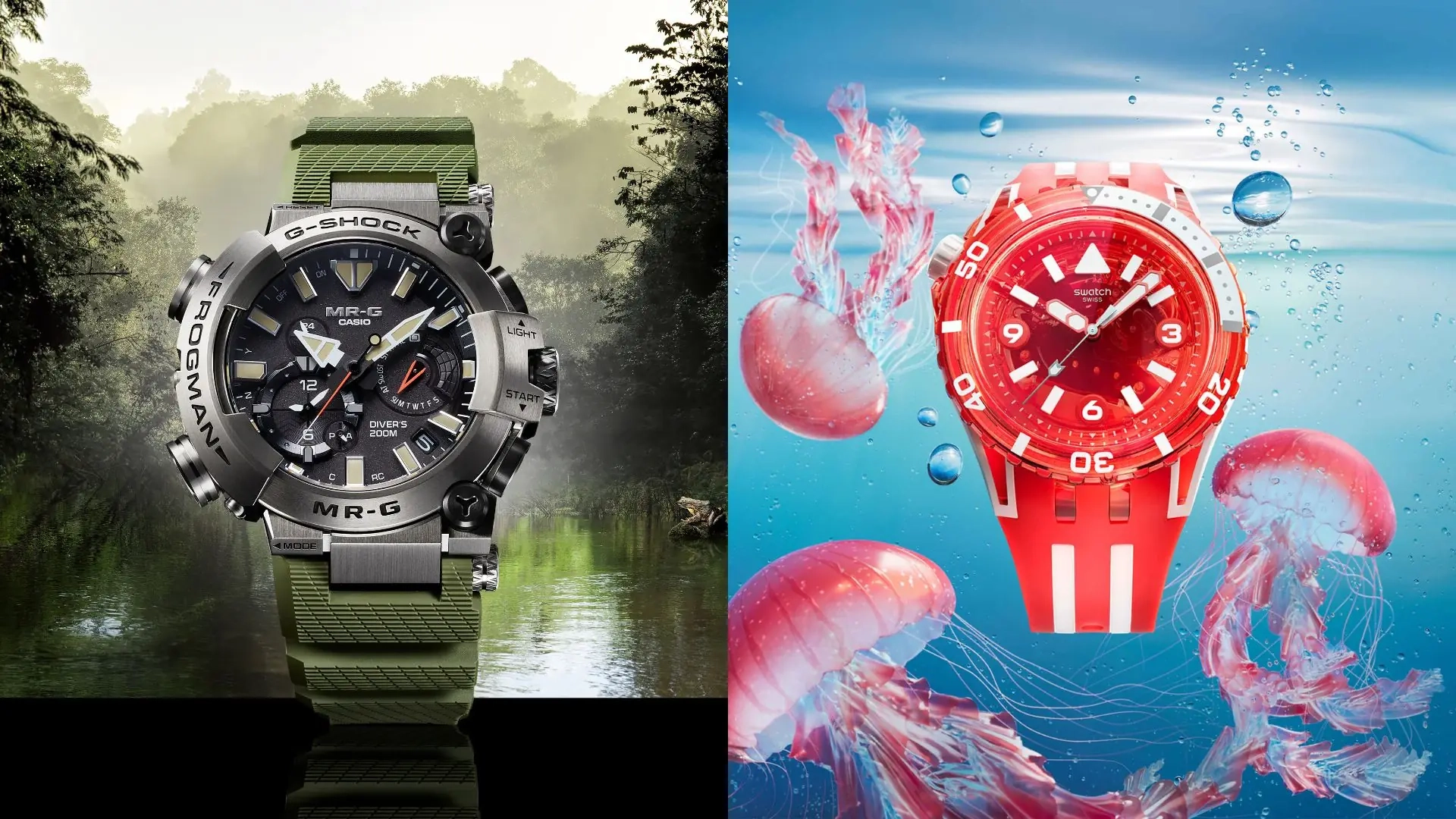 G-SHOCK & Swatch's New Divers Drops Are Totally Aquaman's Drip!