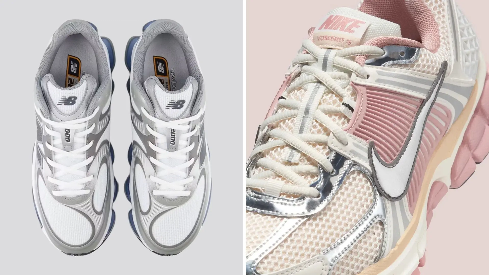 2 Fresh Drops From Nike & New Balance Serve Y2K Vibes & Hi-Tech Cushions