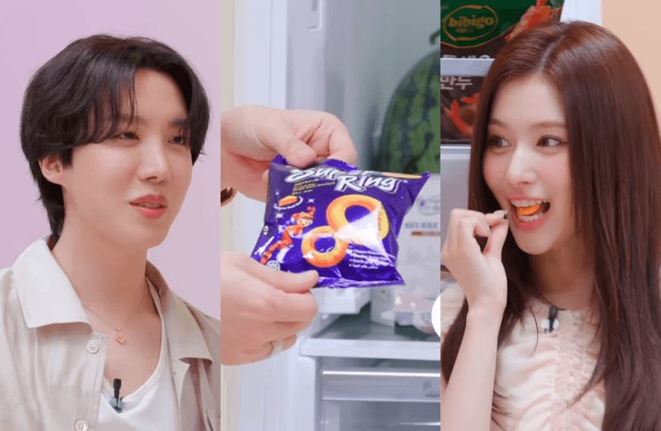 (Video) M'sian Fans Overjoyed Seeing BTS' J-Hope Sharing Super Ring Snack With TWICE's Sana