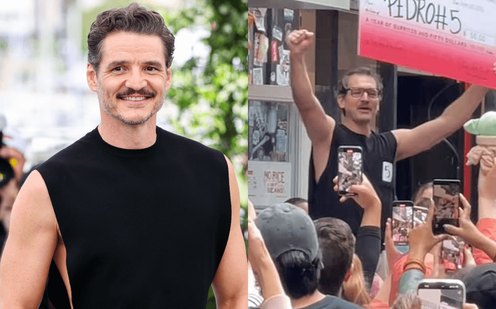 (Video) Actor Pedro Pascal Shows Love For His Lookalike Contest Winner