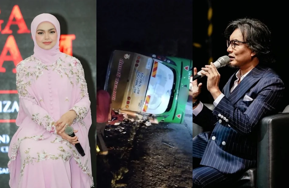 15 UPSI Students Killed In Fatal Bus Crash; Local Celebs Extend Condolences To Victims' Families