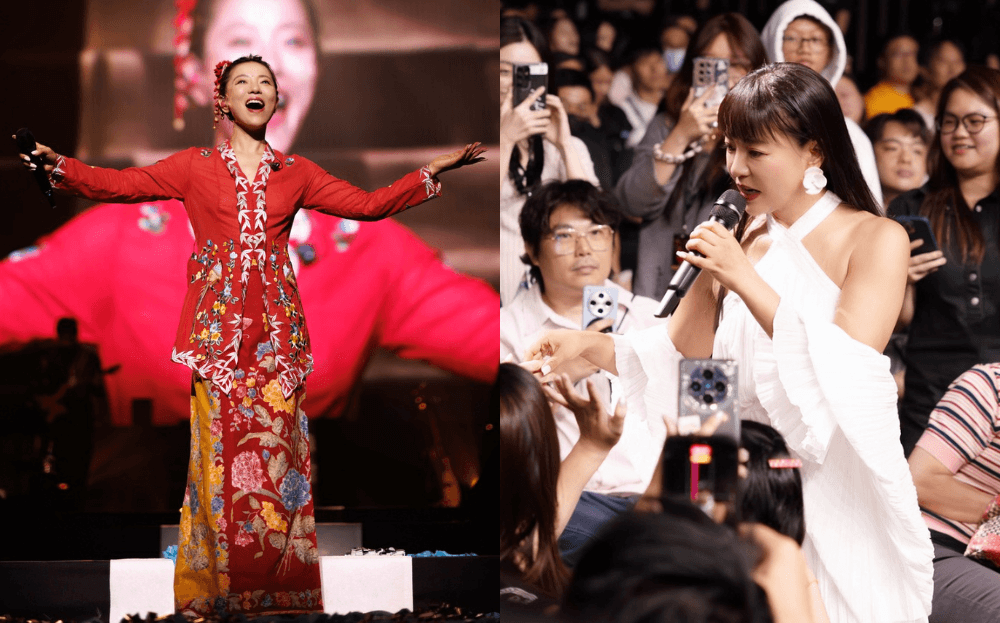 (Video) Chinese Singer Della Ding Dang Sports Red Kebaya & Performs Malay Song During KL Concert