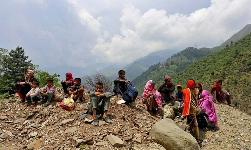 Villagers evacuated from line of fire fear going back