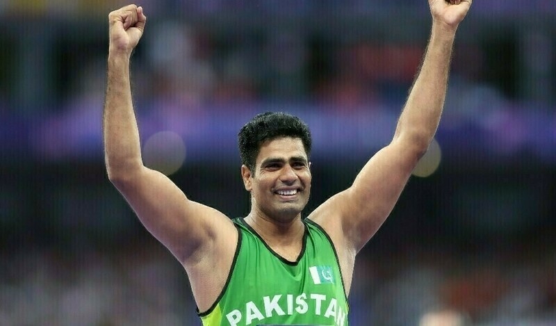 Arshad clinches gold in men's javelin throw final