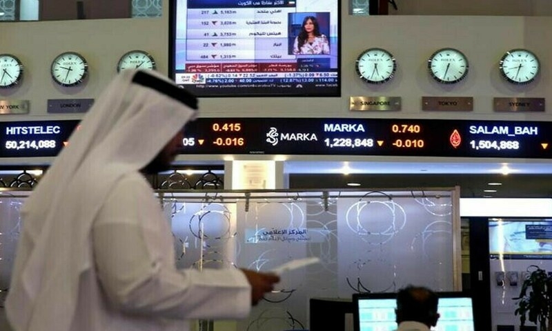 Middle Eastern stocks lower on geopolitics